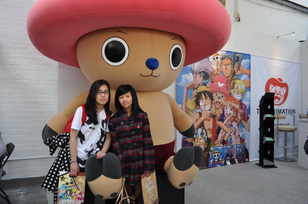 Pic with chopper; other 4 didn't want to take a group pic ;_;